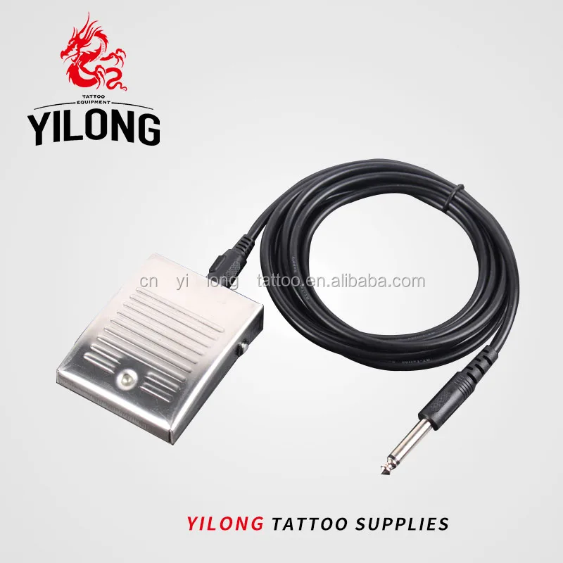 Ножная педаль для татуировки оптовая продажа блок питания из нержавеющей стали аксессуары ножной переключатель