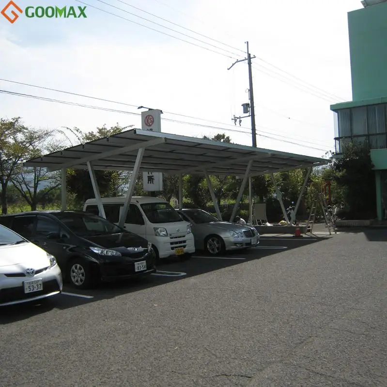 aluminum solar car ports / vehicle parking rack mount support