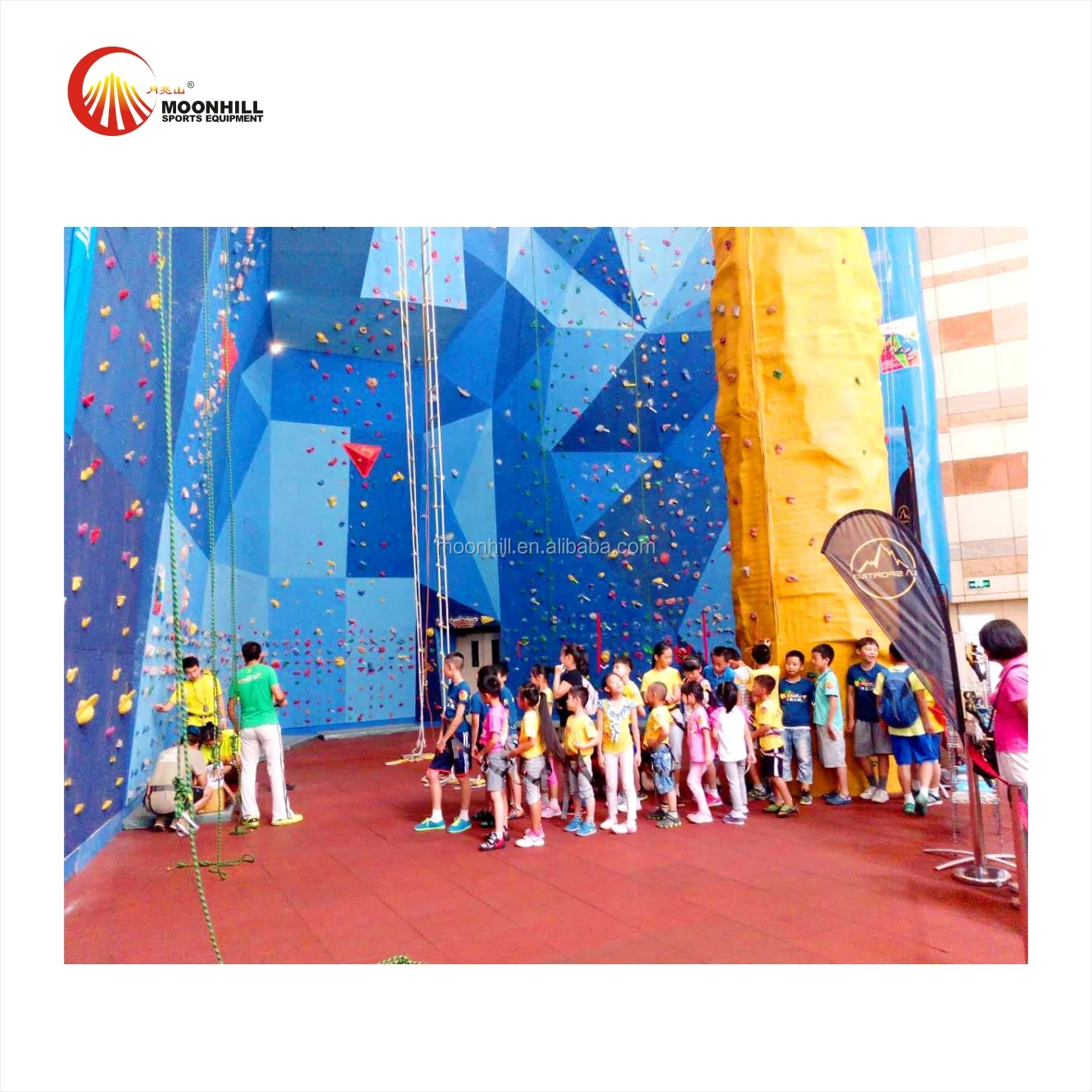 
Muro de escalada de fibra de vidrio de interior para adultos escalar  (62178516656)
