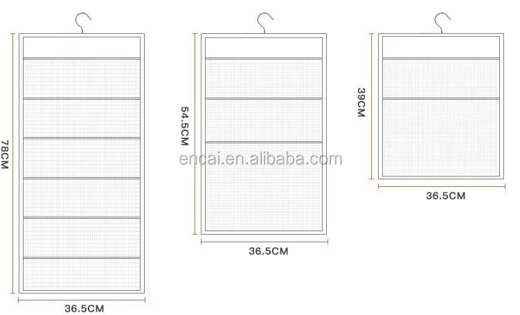 Bra storage organiser Foldable Underwear Hanging Organizer for Bra Hanger Cloth with Hanger for Toys Purses Towels Socks Bra