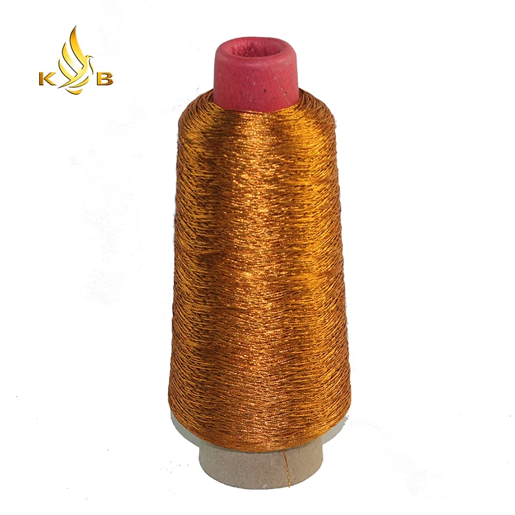 Polyester metallic yarn lurex yarn
