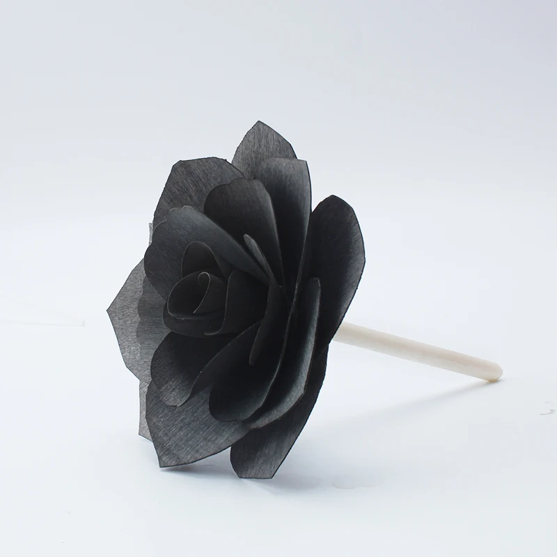 Mescente handmade artifical sola wooden flower with rattan stick, flower aroma reed diffuser