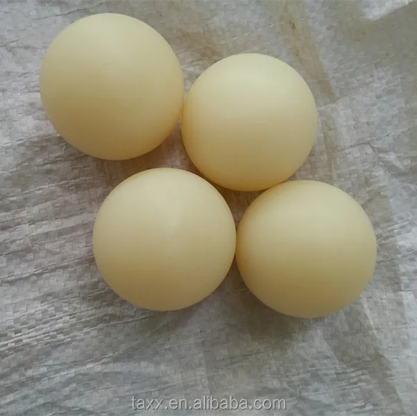 Фабрика Питания Белый MC литья нейлон мяч