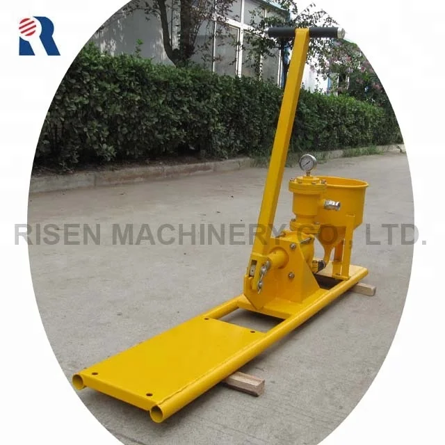 
hand operated cement grouting pump - manual grout piston pump 