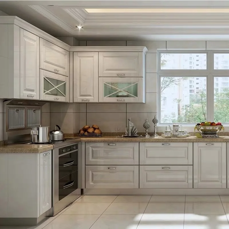 Malaysia cheap mdf kitchen cabinet set with sink