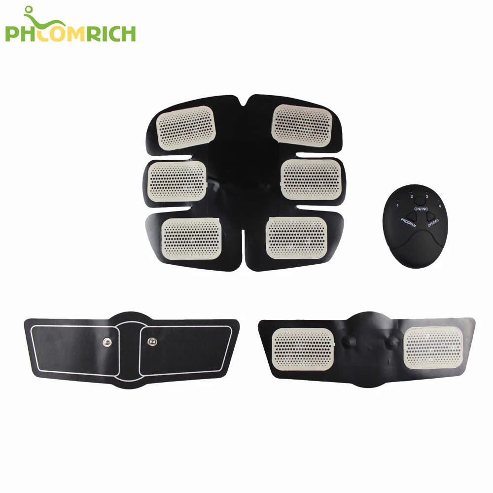 Muscle Toner ABS Stimulator Portable Abdominal Muscle Trainer with Rhythm and Soft Impulse