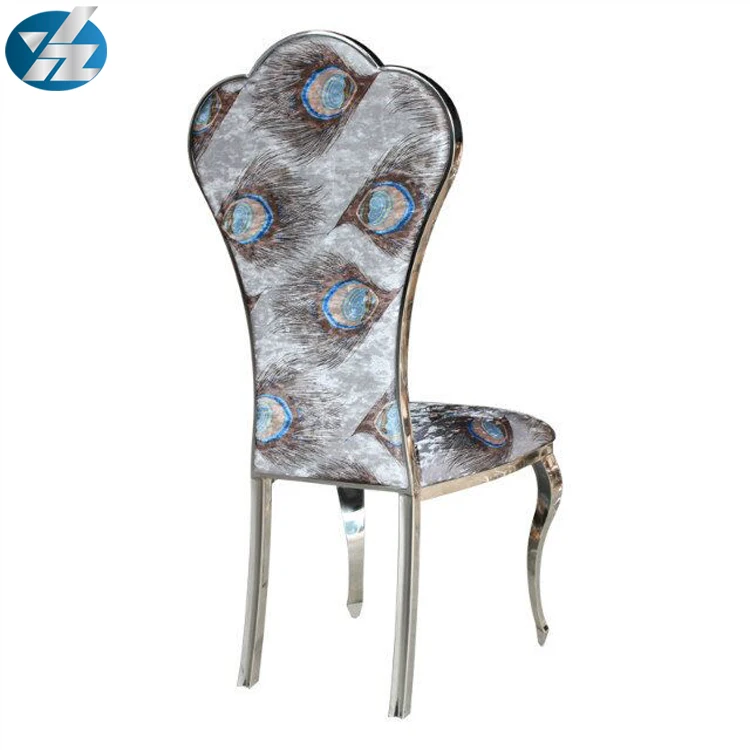 New Royal Style PU Leather Dining Chair For Wedding