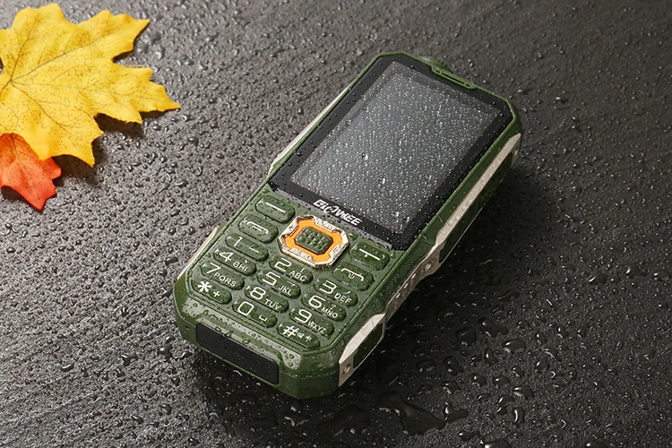2.8 inch three sim card portable phone with power bank charger mobile phone 6800 mah