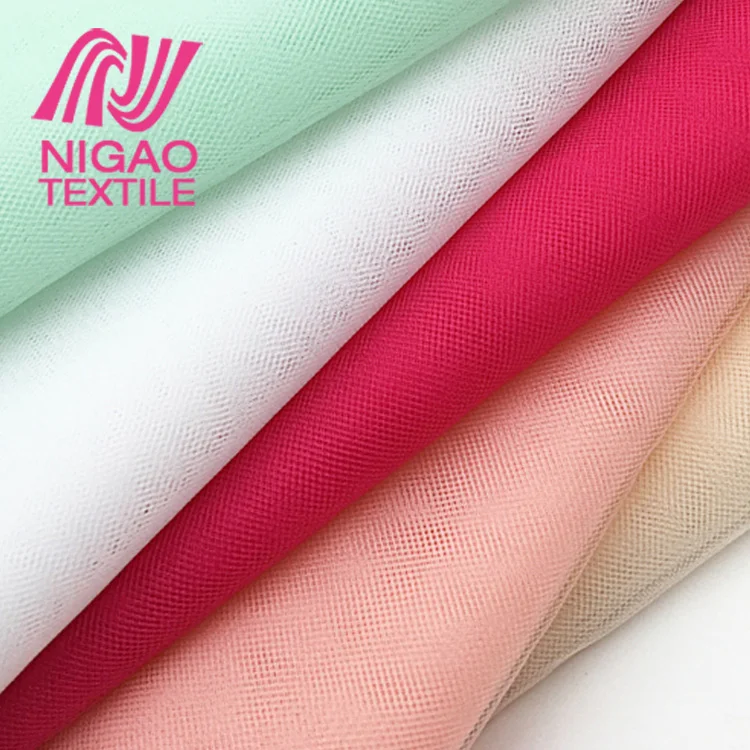 
Bulk price Nylon 100 yards mesh fabric tulle roll wholesale 