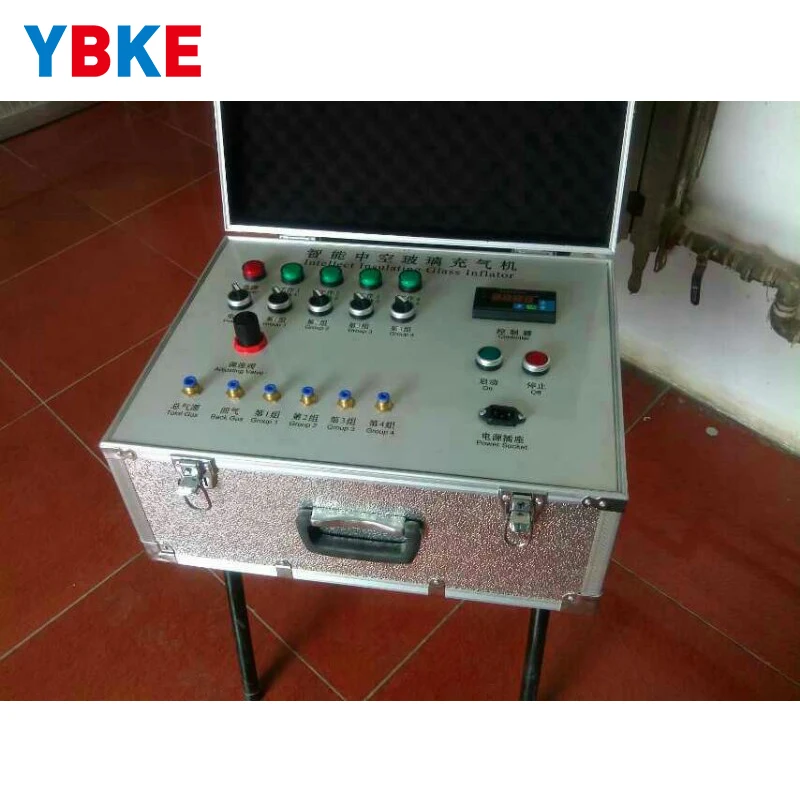 Double glazing glass portable argon gas filling machine for insulating