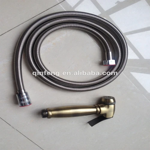 1.2m 1.5m 1.75m 2m 2.4m Flexible spring shower Hose with shattaf.ISO9001Certificate approved,made in china