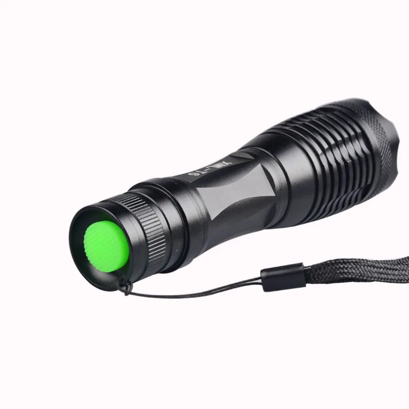 Bright Rechargeable Portable Zoom T6 LED 1000 lumen Tactical Flashlight