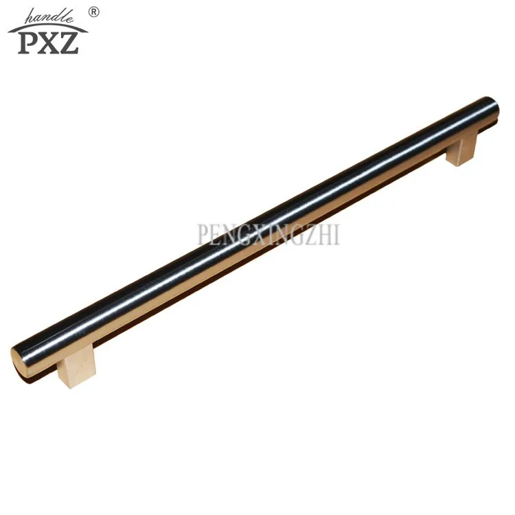 Bottom-Mount Refrigerator Door Handle with cross-hatch texture