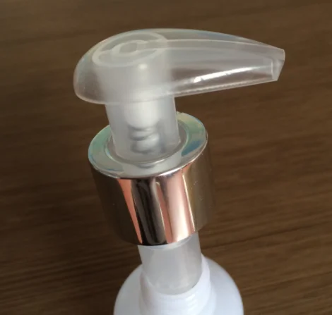 Yuyao Factory new style aluminium silver lotion dispenser pump 28-410