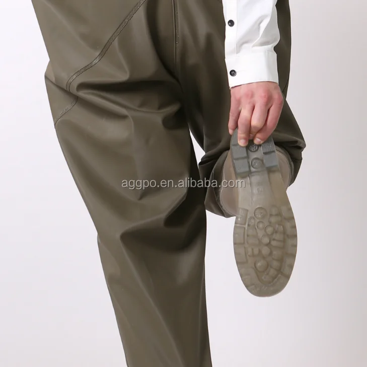 Waterproof Fishing Waders, chest high boot-foot wader, Boot-Foot Chest Waders Waterproof Fishing Boot Waders
