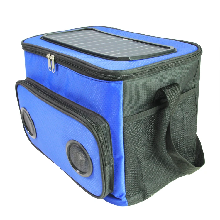 New Large Insulated Cooler Bag With Solar Panels