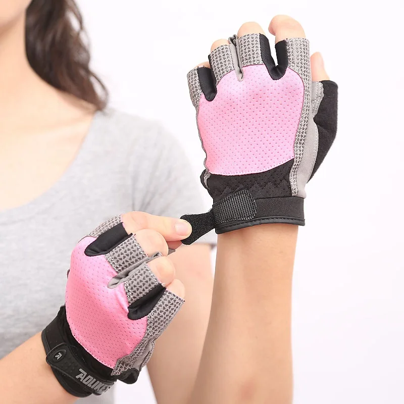 Легкие перчатки Aolikes для занятий спортом фитнесом велоспортом с полной защитой ладони