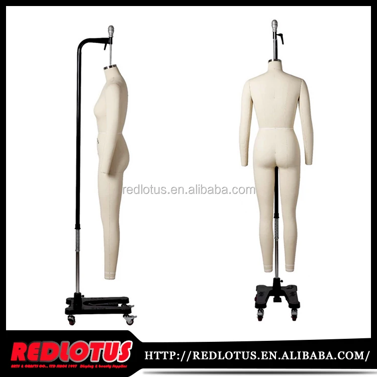 
Fiberglass female adjustable standing tailor dummy mannequin 