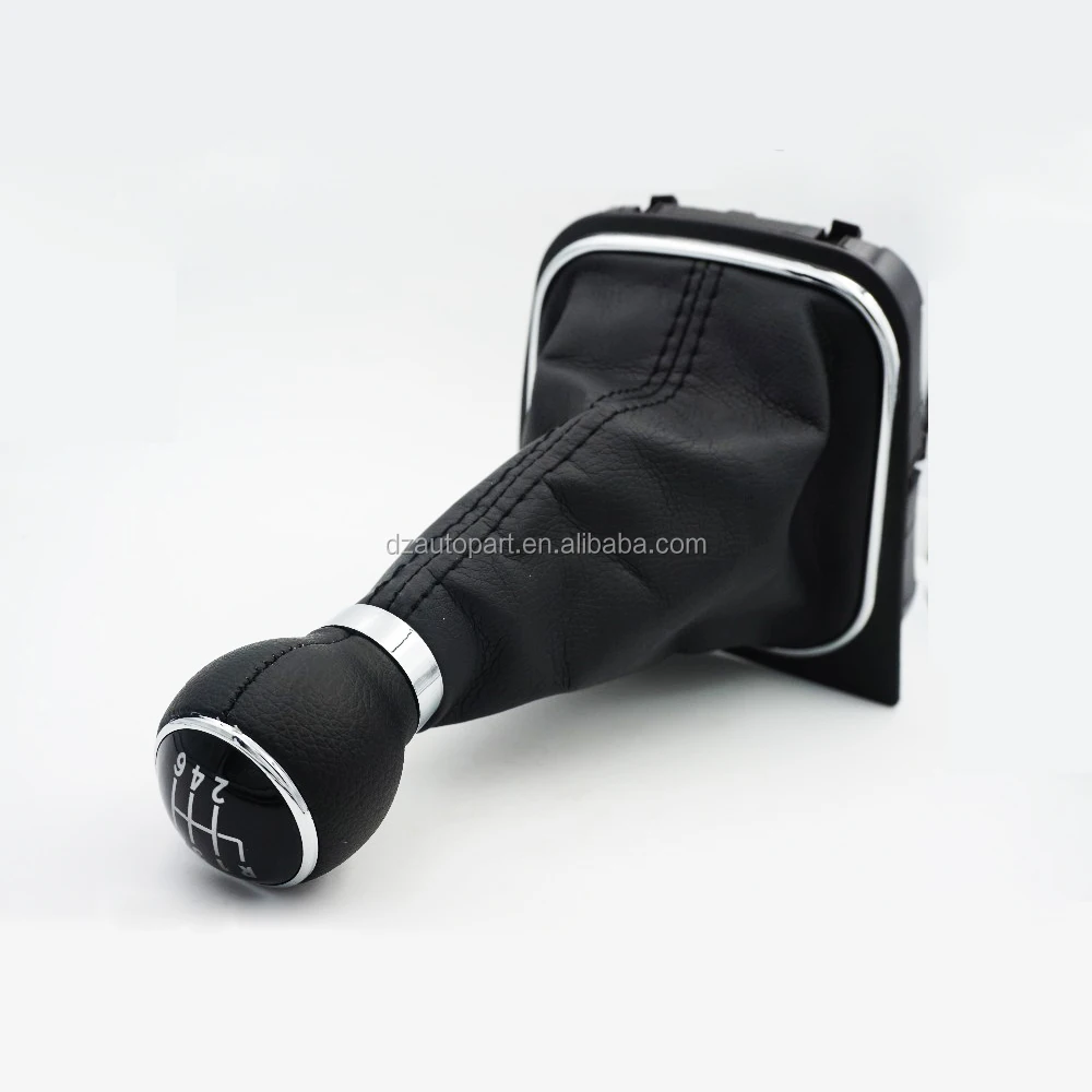  Ручки переключения передач для стайлинга автомобиля Кожаные чехлы 6 скоростей VW Golf V 1K 2005 Jetta1K VI аксессуары