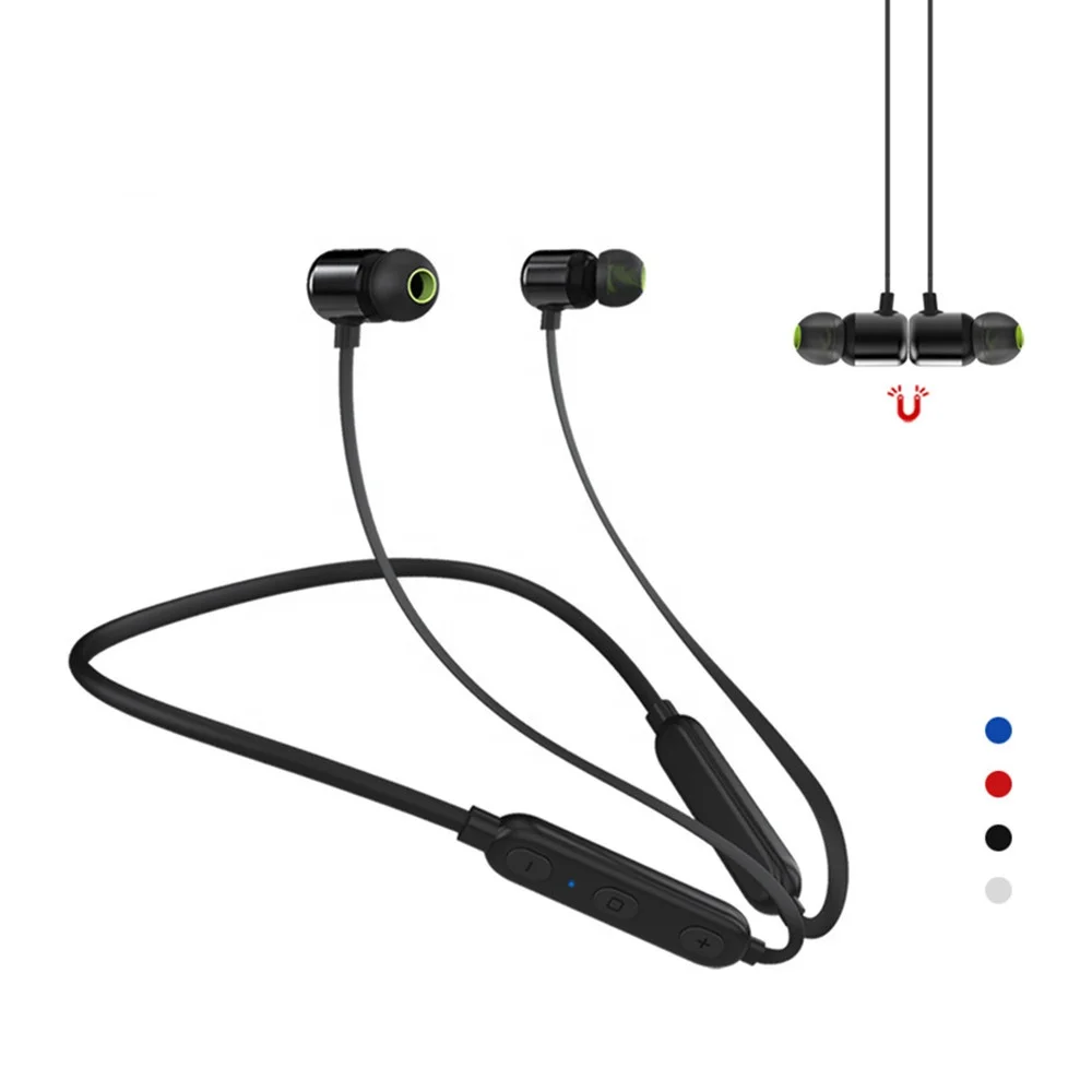 Portable Metal Wireless headset BT 5.0 Stereo Sport Headphones
