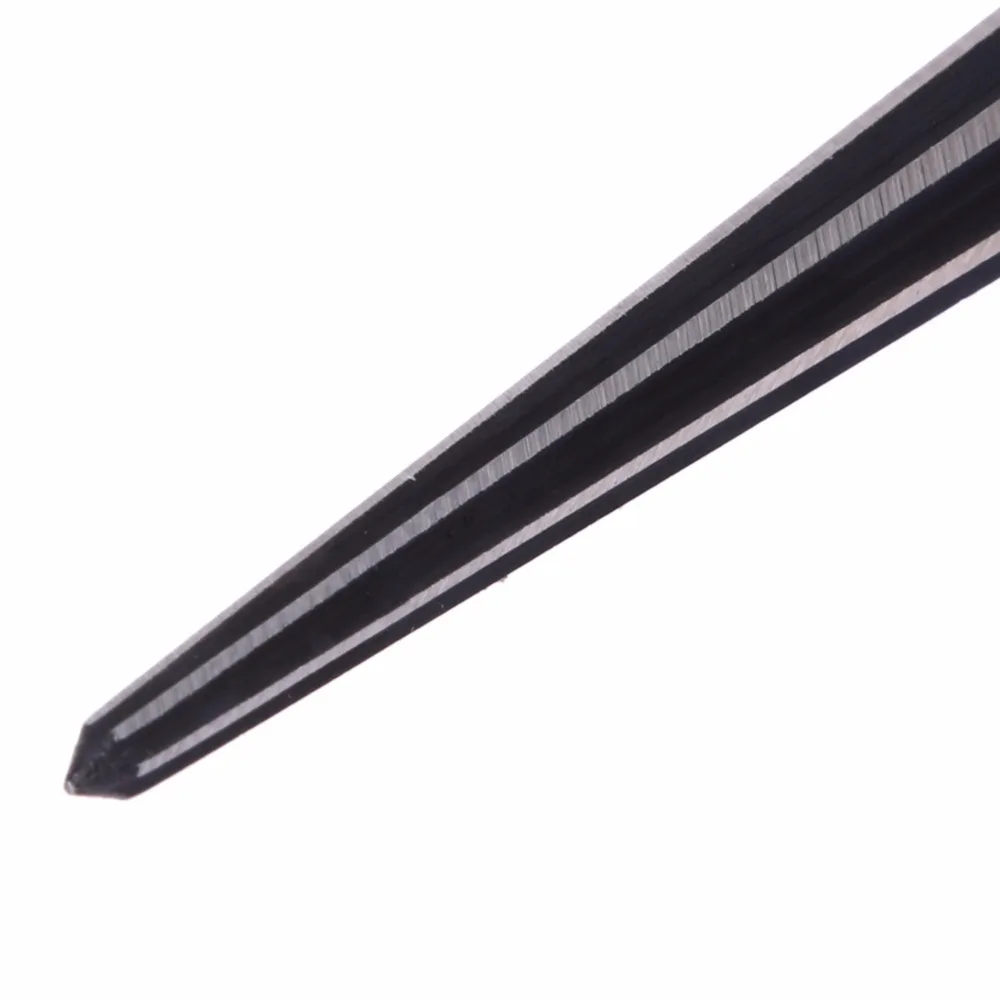 
3-13mm 6 Fluted Bridge Pin Hole Reamer Tapered Woodworker Cutting Tool Pin Hole Handheld Reamer T Handle Tapered Chamfer Reaming 