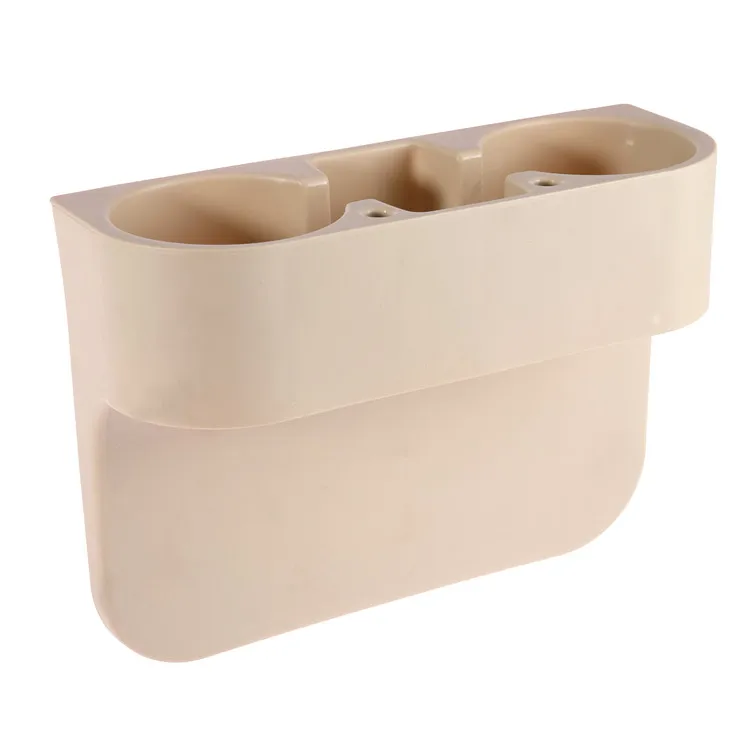Interior accessories car gap filler organizer with cup holders