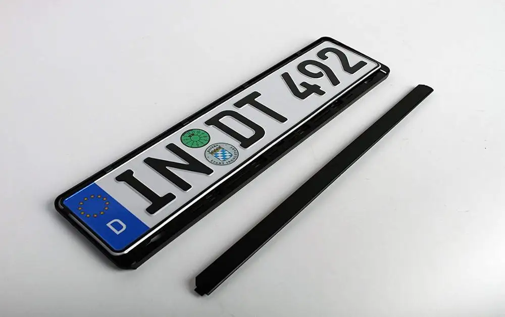 Jutien Amazon Factory Price Best Plastic European License Plate Frame Euro License Plate Holder