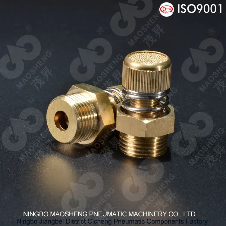 Factory Custom 1/2 1/8 3/8 1/4 3/4 1 inch pneumatic exhaust muffler efficient SD Type sintered pneumatic valve muffler