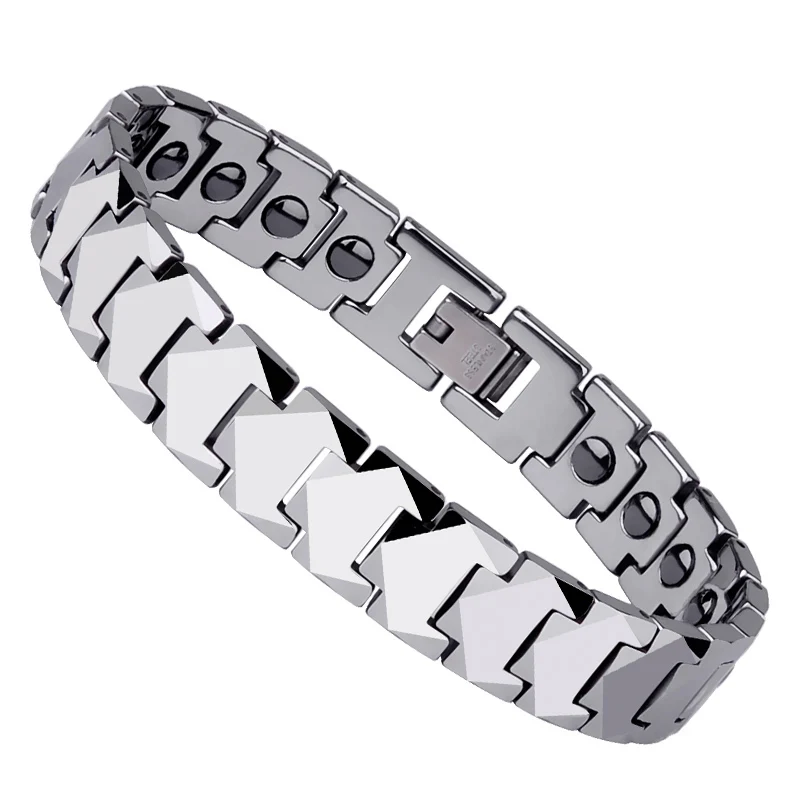 Fashion Jewelry  Tungsten Carbide Energy Magnetic Bracelet for Men Women
