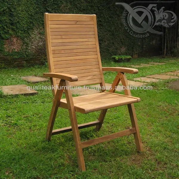 Teak Outdoor Reclining Chairs VRC 013 by indonesia furniture factory