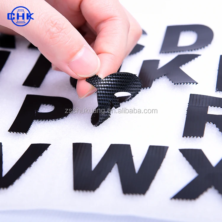 Soft Hook and Loop Alphabet, Number and Punctuation Mark Tag