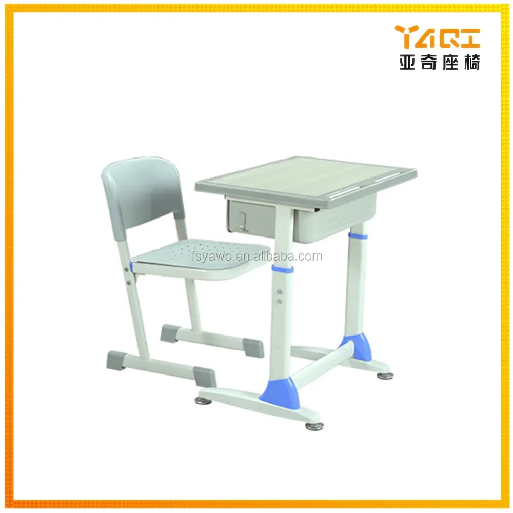 wholesale school furniture EX height adjustable youth desk and chair sets student study table YA-037