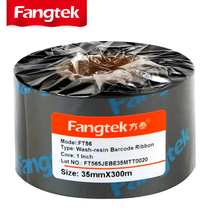 35mm*300m Wash care resin thermal transfer ribbon for satin/nylon label print