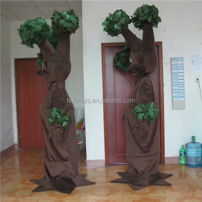 HOLA palm tree costume/tree mascot costume for adult