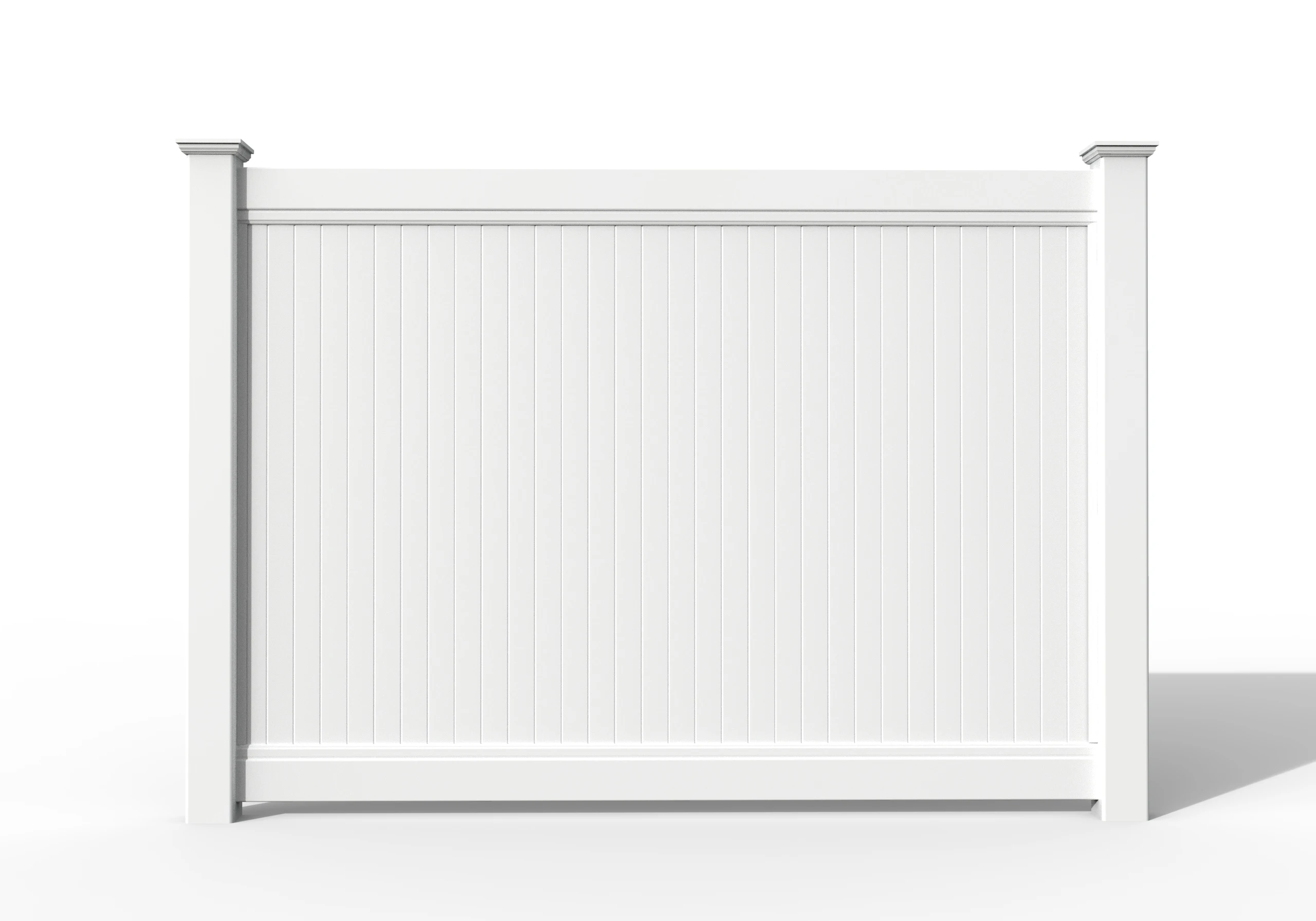 Cheap white PVC /Vinyl Privacy 8x8 fence panels