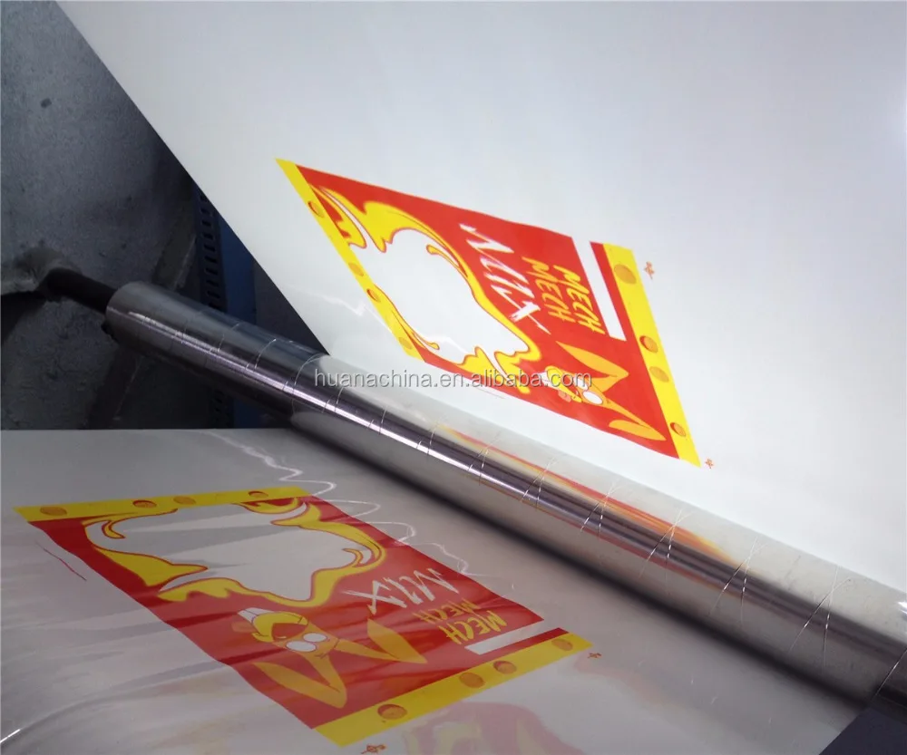 Plastic high speed flexographic printing machine