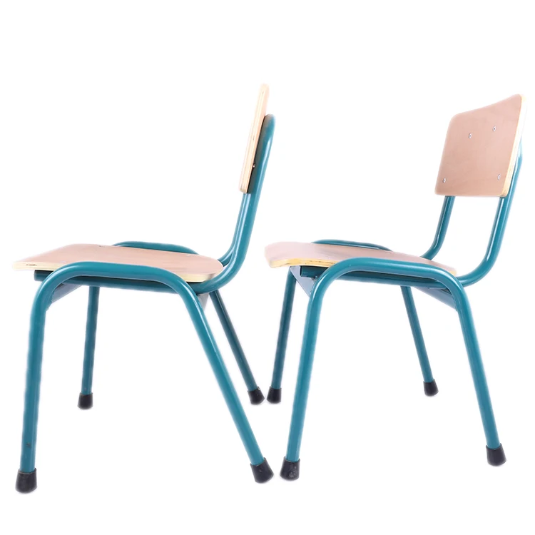 
High quality wood chair with metal frame,child salon chair for preschool children small chair 
