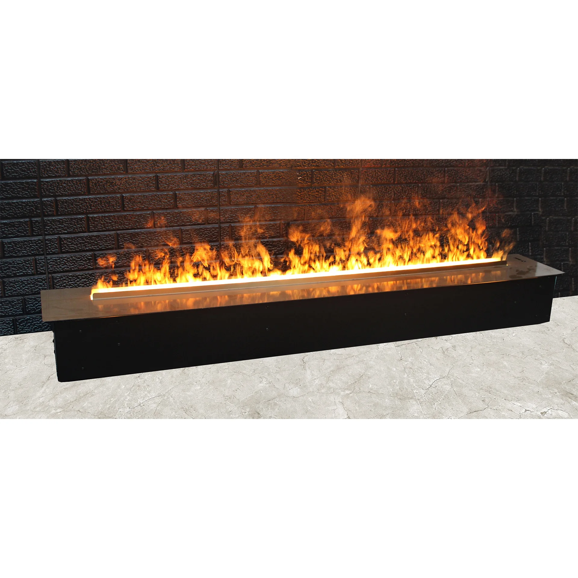 
Water Vapour Mist Steam Fire Fireplace Cassette 1500mm Panel Design LED Flame Effect 