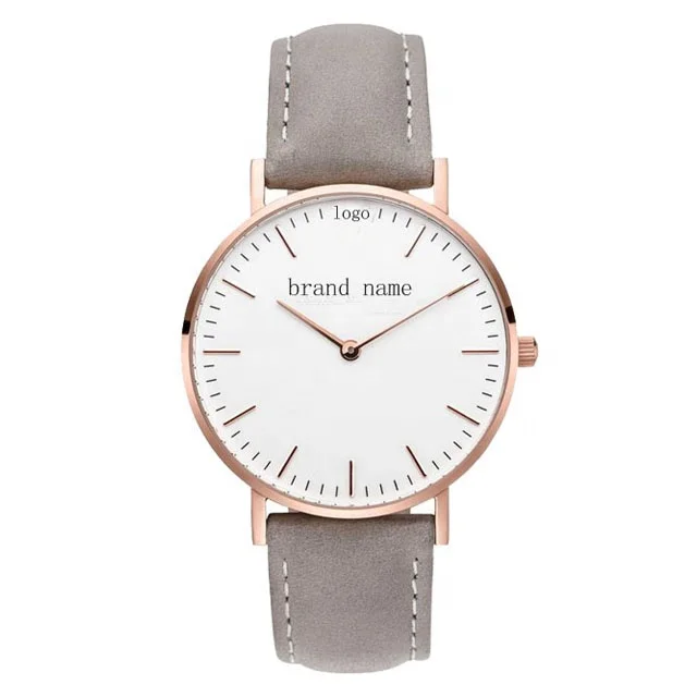 BK1A Low MOQ Luxury Minimalist Private Label Oem / Odm Custom Logo Wrist Watch Mens Woman Wholesale manufacturer