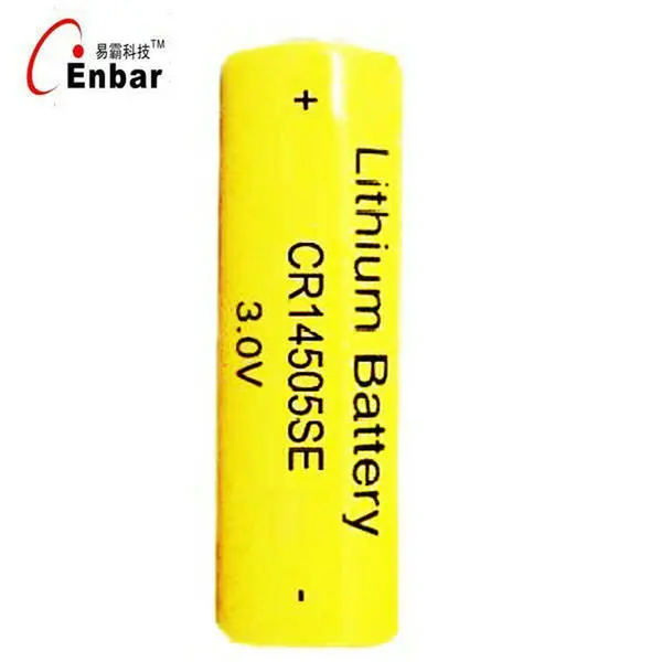 Enbar 3V 1800mAh AA CR14505SE lithium manganese oxide battery for gas meter