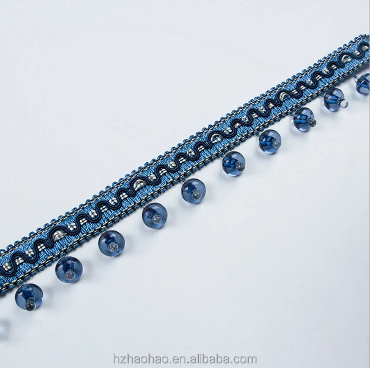 
Decorative acrylic Beaded Tassel fringe for curtain 