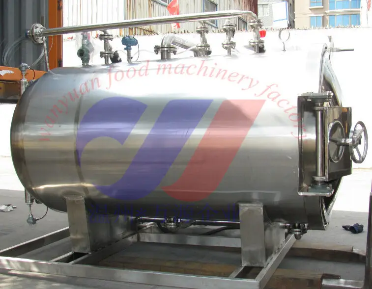 retort sterilizer water spray