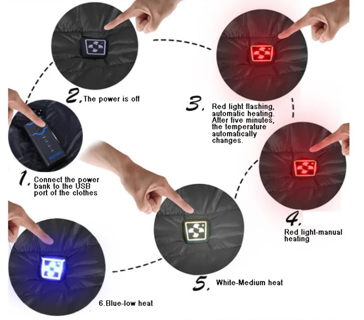 Регулируемый зимний жилет с электроподогревом и USB-аккумулятором, жилет с регулируемой температурой, жилет с подогревом из углеродного волокна