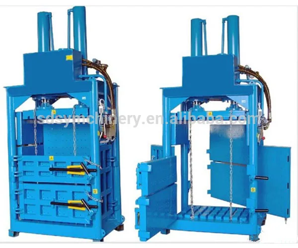 PLC in stock sawdust baling machine rubbish waste rice husk press The most competitive price