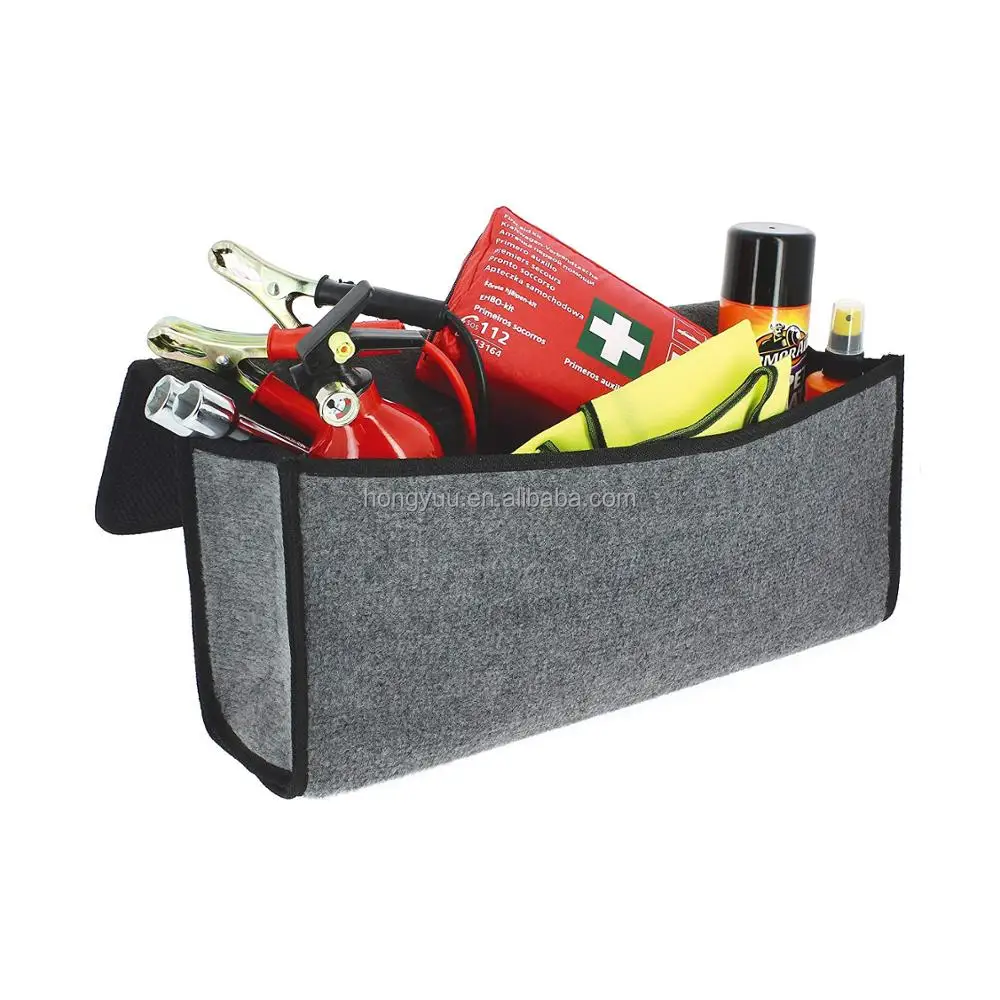 Car Boot Tidy Organizer Carpet Storage Bag, Tools Breakdown Travel Tidy Organizer OEM Accepted