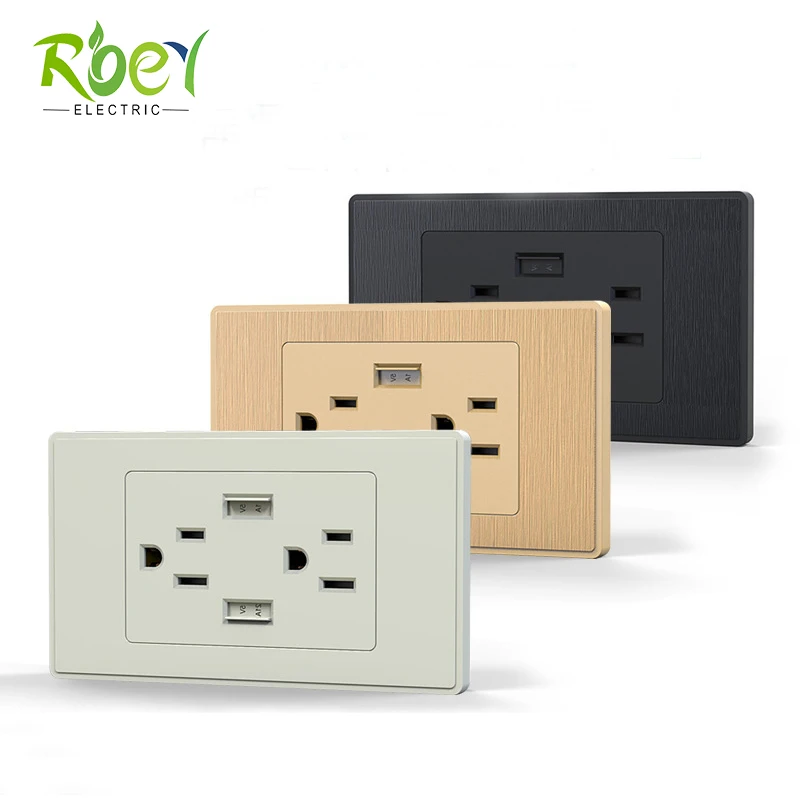 ANSI Standard Electrical USB Outlet/USB Wall Socket