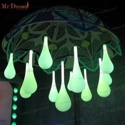 European Bar Furniture Small Water Drop Led Pendant Lamp Waterproof Led Light For Patio And Courtyard