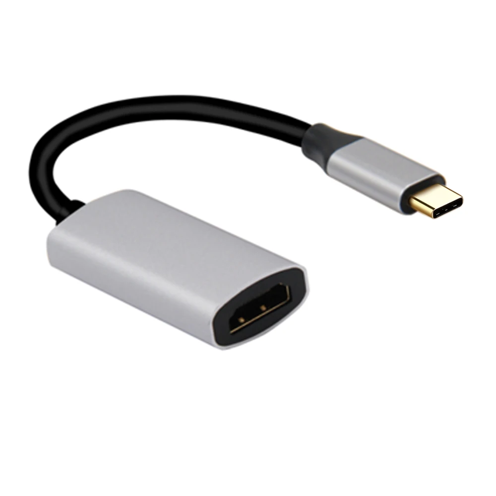 
Gold plated usb c to hdmi female adapter hdmi to type c converter for macbook hd tv 