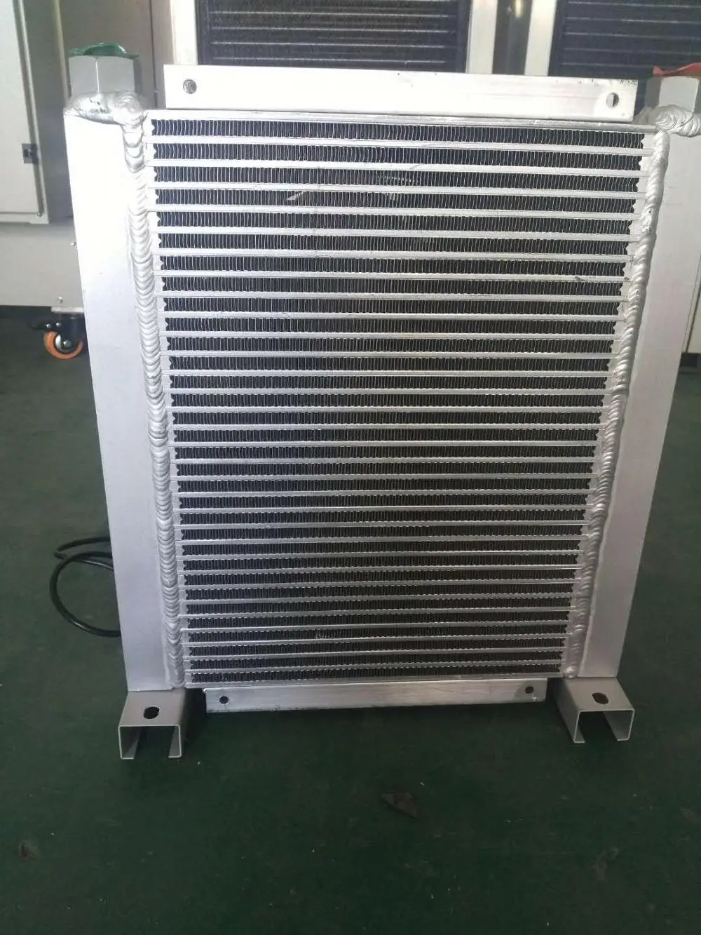 FLOS self circulating oil chiller oil cooling unit oil cooler fan with CE certificate for hydraulic systeam