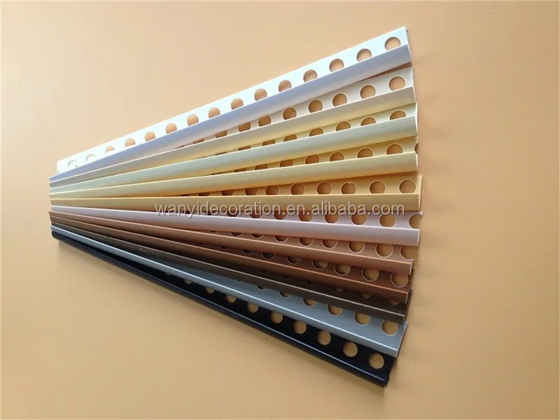 Factory direct sale plastic wall tile trim for marble edge or solid edge
